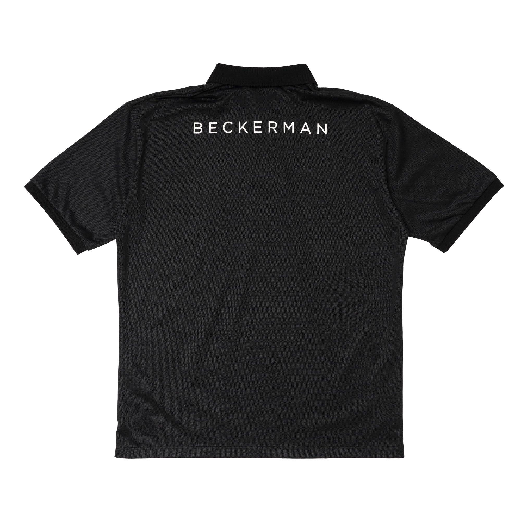 B-LOGO Polo Shirt BLACK – BECKERMAN CITY