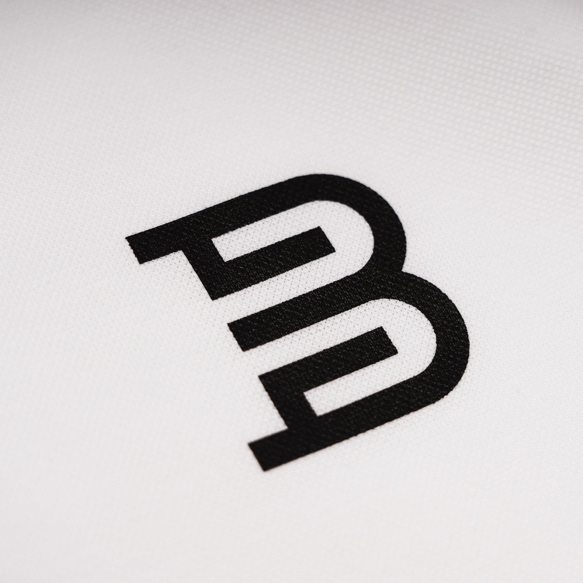 B-LOGO Polo Shirt WHITE – BECKERMAN CITY